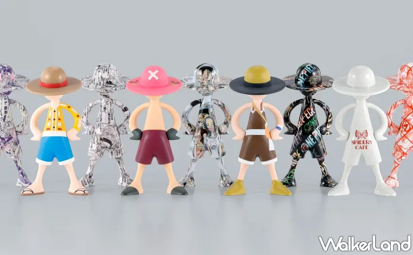 ▲「LUFFY’s冒險的記憶[Vol.2]」商品陣容。圖／台灣萬代南夢宮收藏玩具事業部提供；窩客島整理