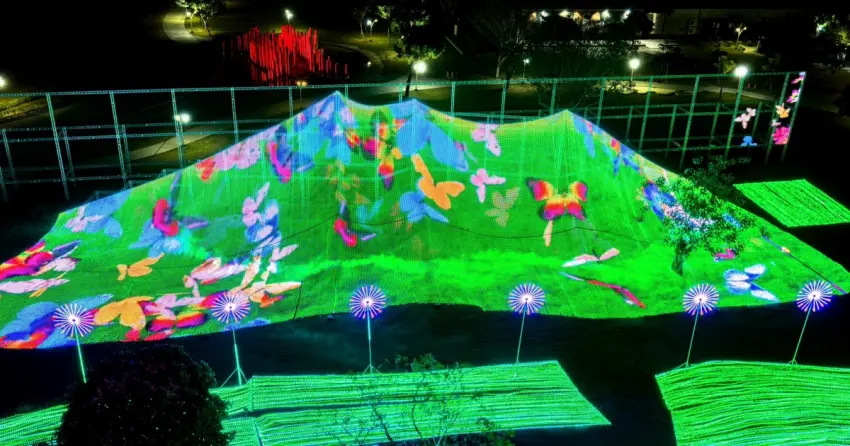 2026屏東燈節美學封神！12公尺巨型山之光主燈演繹大武山之美，4大燈區攻略看這篇。