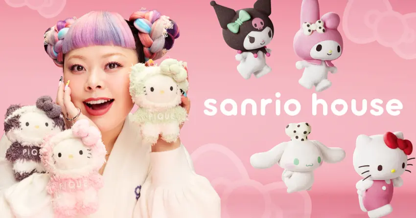 三麗鷗攜手MASH全新品牌「Sanrio House」新宿1號店開幕，服飾、美妝、餅乾罐一次購足。