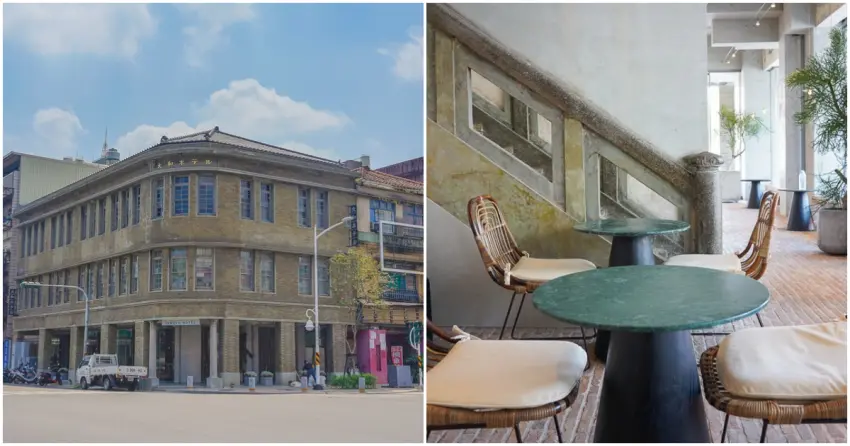 ▲驛前大和咖啡館前身為營業超過80年的老旅社,老建築重新裝潢開放後,成為屏東車站周邊極具代表性的復古地標之一。