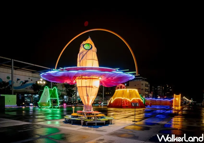 ▲2026花蓮太平洋燈會！以「山、海、風、光」元素打造9大展區，圖片來源：2026 花蓮太平洋燈會。