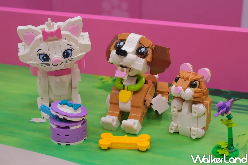 ▲樂高®集結Friends與Creator系列動物盒組,打造多樣創作選擇(攝影:張人尹)