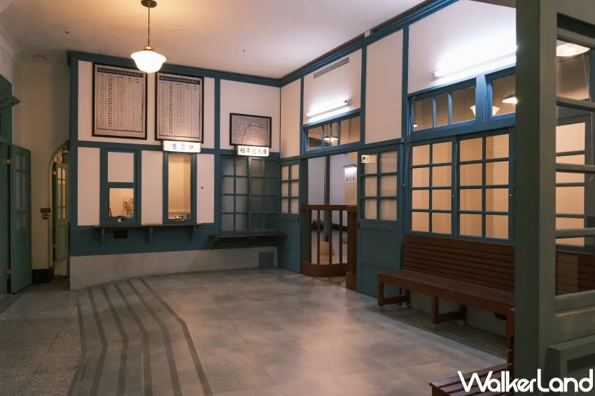 ▲國立臺灣博物館鐵道部園區還原舊時火車站場景與鐵道號誌（攝影：張人尹）