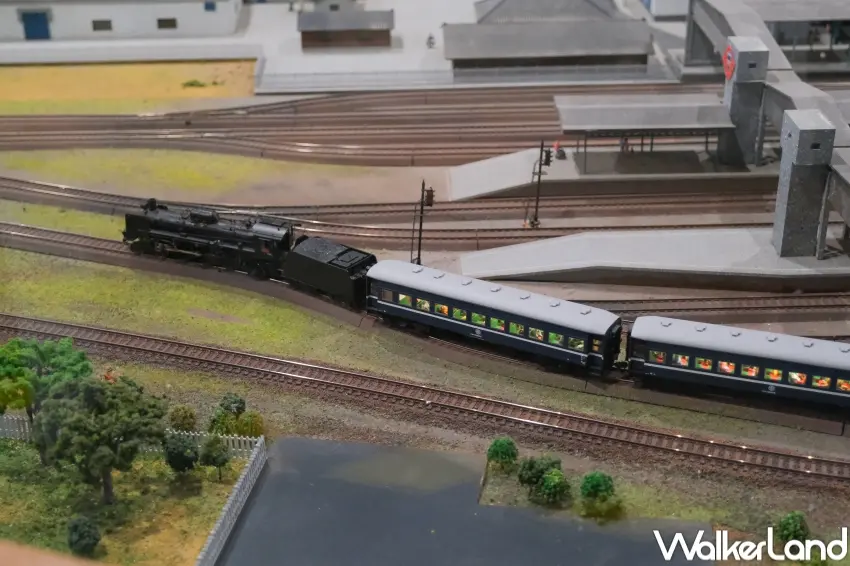 ▲國立臺灣博物館鐵道部園區1:80比例模型重現臺北工場場景（攝影：張人尹）