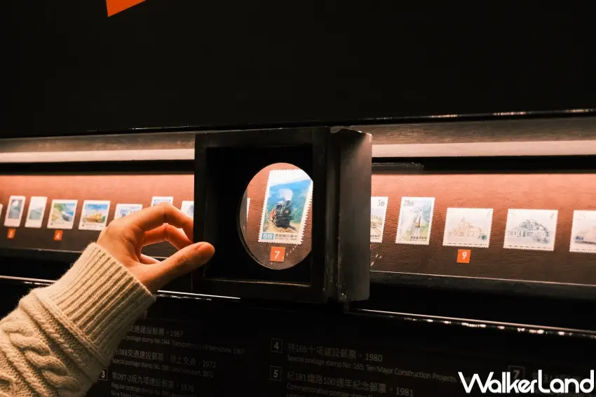 ▲國立臺灣博物館鐵道部園區還原舊時火車票與火車郵票（攝影：張人尹）