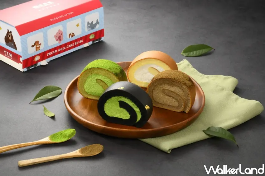 ▲亞尼克生乳捲BUBU切片組-宇治茶一次品嚐抹茶與焙茶等4種口味。