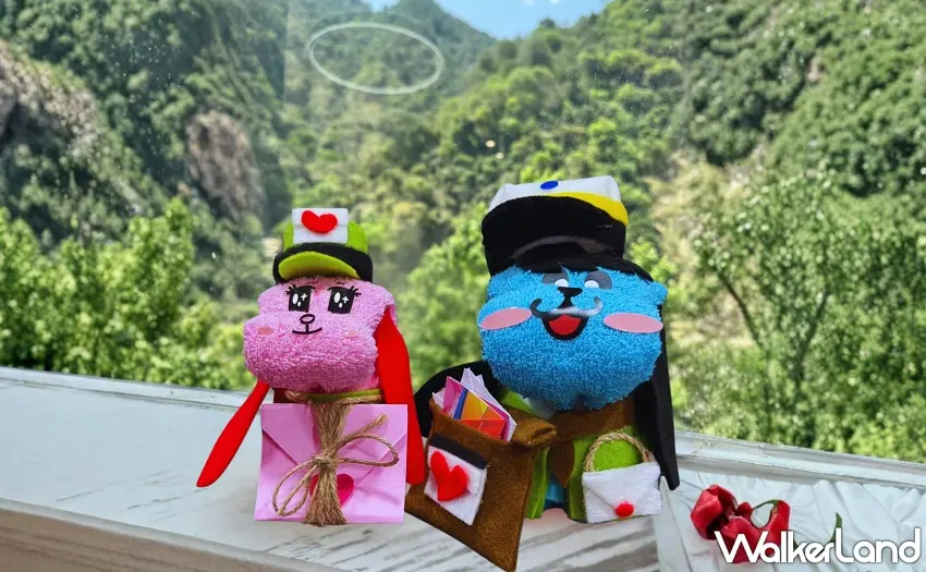 ▲透過有趣的晚間DIY活動,旅客可以親手製作出專屬的超萌手作毛巾郵差狗。圖/統一渡假村提供;窩客島整理