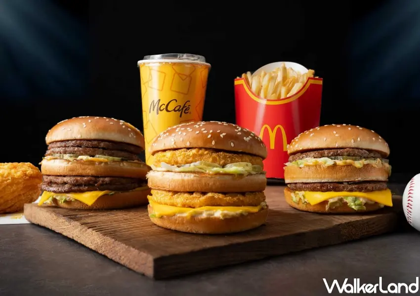 ▲麥當勞戰勝套餐搭配漢堡與麥脆鷄腿，售249元起。