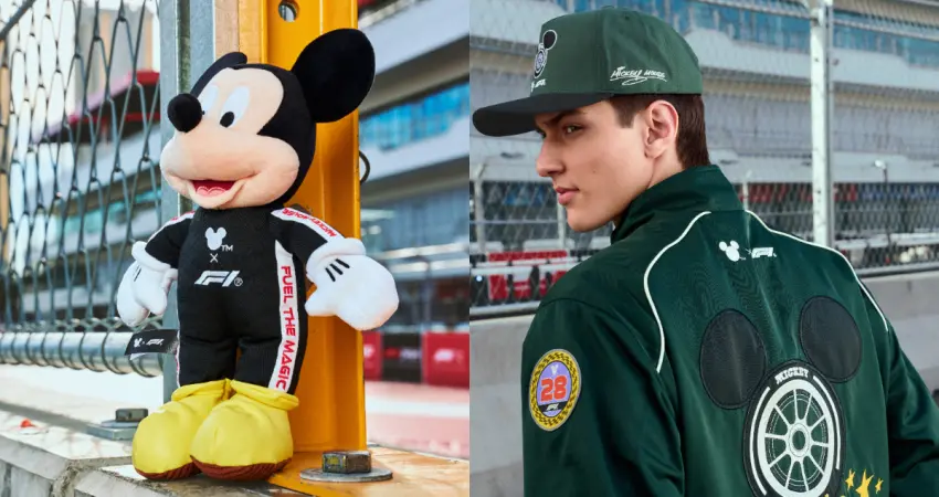 迪士尼F1超強聯名！米奇進軍F1賽道，UNIQLO聯名衣、限定玩偶必收藏。