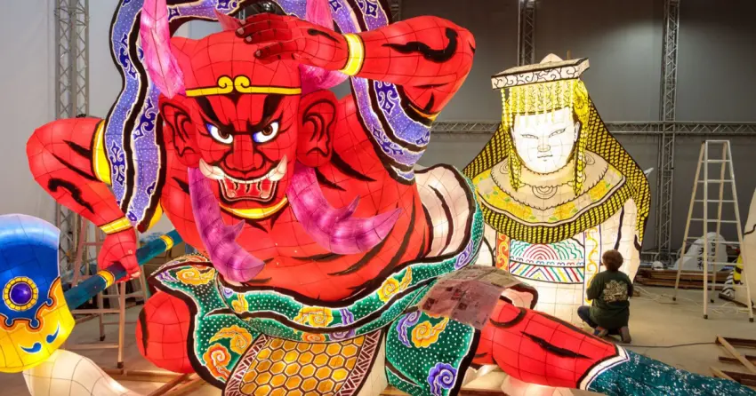 青森睡魔祭在台灣燈會！嘉義燈會巨型睡魔燈籠登場，Team Taiwan大遊行時間、地點一次看。