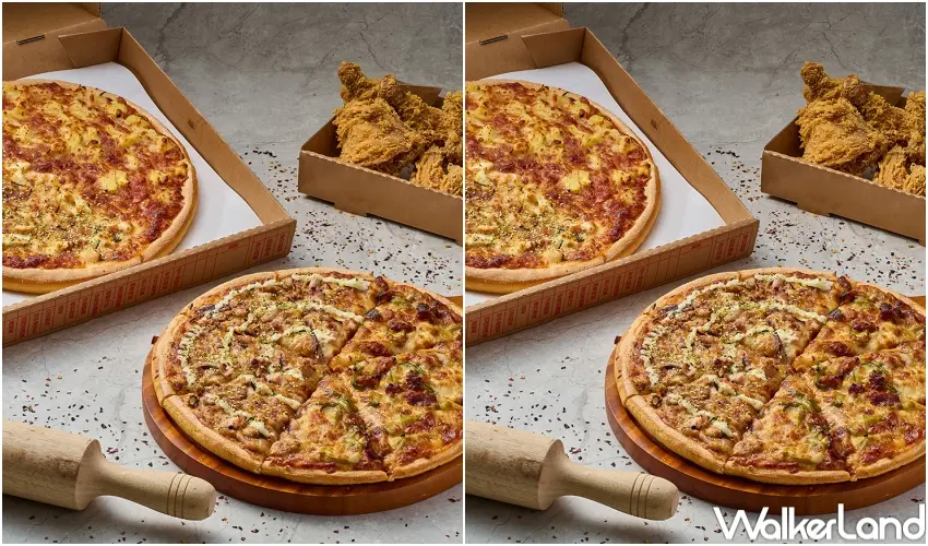 ▲拿坡里3/5-3/20大披薩不限口味特價199元,內用外帶都適用。