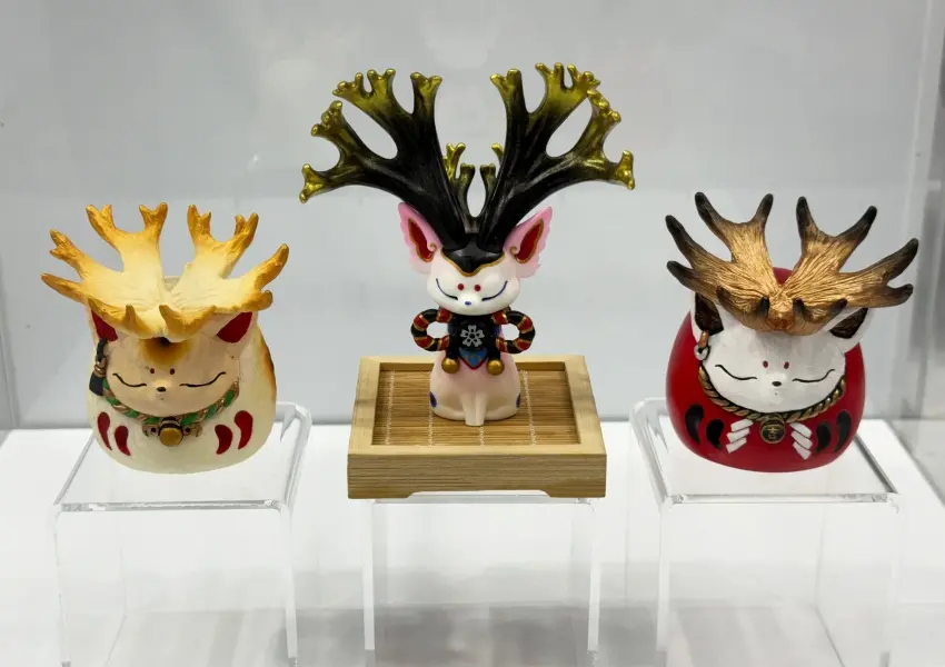 ▲松菸玩具設計展免費入場!設計師合作系列玩具作品、育成系列作品。(攝影:鄭亦庭)