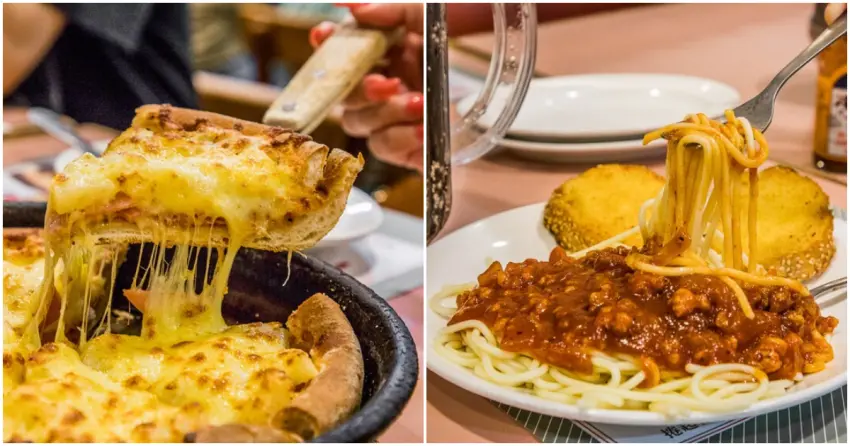 ▲老字號「蘇阿姨披薩屋」是不少台北人從學生時代吃到現在的經典美食！酥脆餅皮搭配滿滿牽絲起司，每一口都濃郁又過癮。