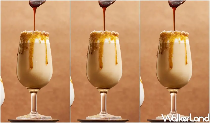 ▲發發推出「焦糖海鹽鮮奶茶」，奶茶融合焦糖與海鹽風味。