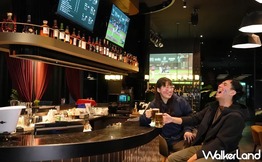 ▲皮爾沙酒吧因應賽事推出應援暢飲方案，讓球迷在運動觀賽之餘享受豐富感官體驗。圖／遠雄悅來大飯店提供；窩客島整理