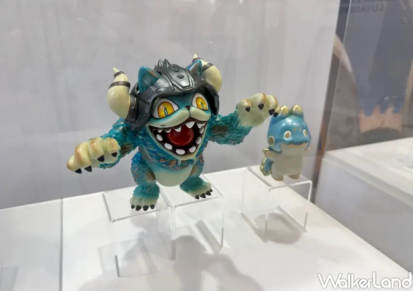 ▲松菸玩具設計展！展出台灣玩具設計品牌路遙圓歷年玩具作品。(攝影：鄭亦庭)