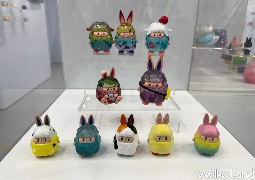 ▲松菸玩具設計展免費入場！設計師合作系列玩具作品、育成系列作品。(攝影：鄭亦庭)