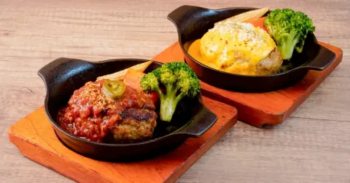 南港LaLaport米與多蜜漢堡排新菜單！起司瀑布對決莎莎辣醬，巨無霸醬汁5選1免驚沾不夠。