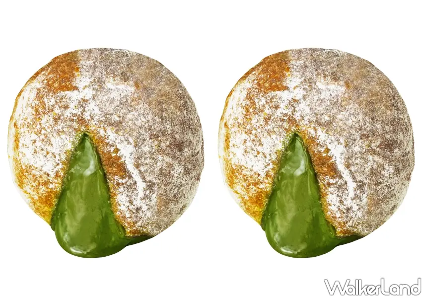 ▲延續熱銷 20 萬顆的氣勢，抹綠色澤在社群極度吸睛。建議搭配熱咖啡，開啟春季最優雅的早晨醒腦儀式。