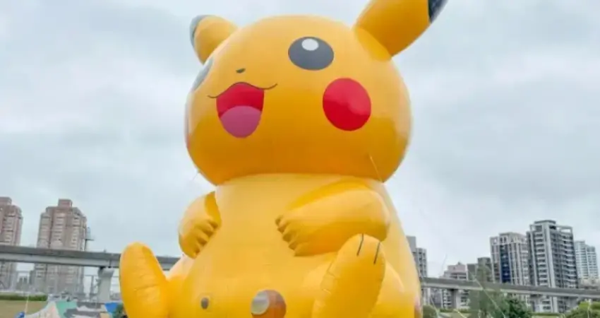 寶可夢野餐市集在台北！台北花伴野餐「巨型皮卡丘、限定寶可夢」超萌登場。