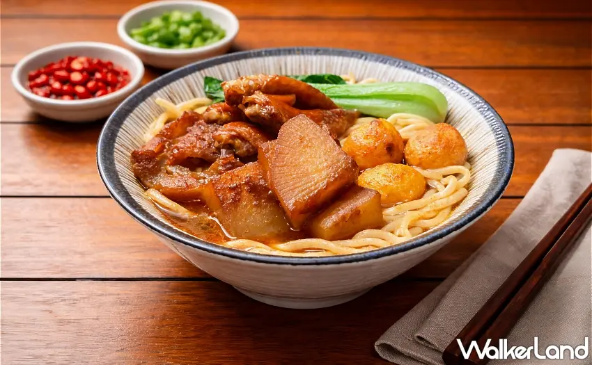 ▲最具庶民代表的車仔麵，由賓客依喜好自選麵條與豐富配料，還原最隨性溫暖的香港日常滋味。圖／大溪笠復威斯汀提供；窩客島整理