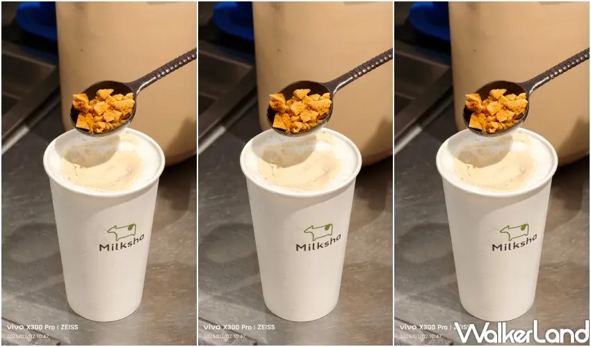 ▲迷客夏以茶飲精品化概念推出焦糖茶沙龍與茶奇諾系列，讓粉絲逛街、聊天或放鬆時都能享受茶沙龍時刻。（攝影：張人尹）