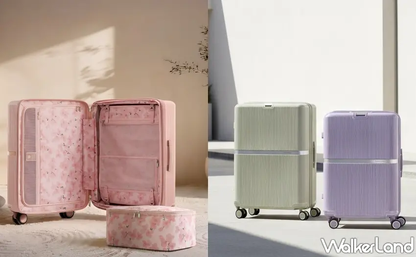 ▲軟糖美學席捲時裝界，Samsonite MINTER以大人系粉彩詮釋寧靜優雅