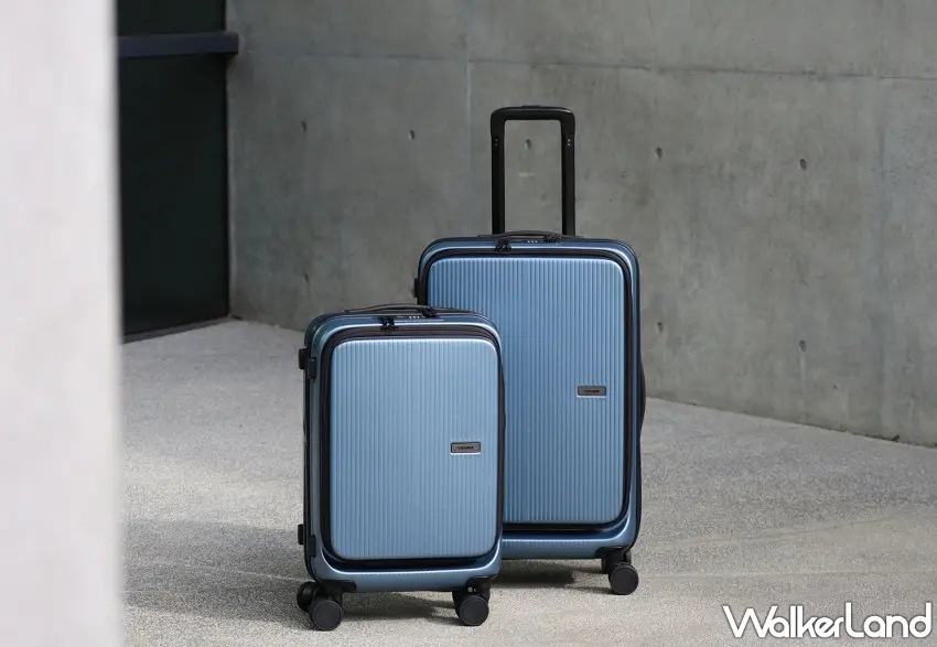 ▲CROWN 春日輕裝上陣，DOPPIO 系列以輕量化設計與聰明收納，讓旅行更從容。
