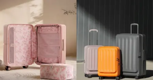 2026行李箱推薦！Samsonite柔霧新色與CROWN前開箱優惠，賞櫻必備打包術省50%空間。