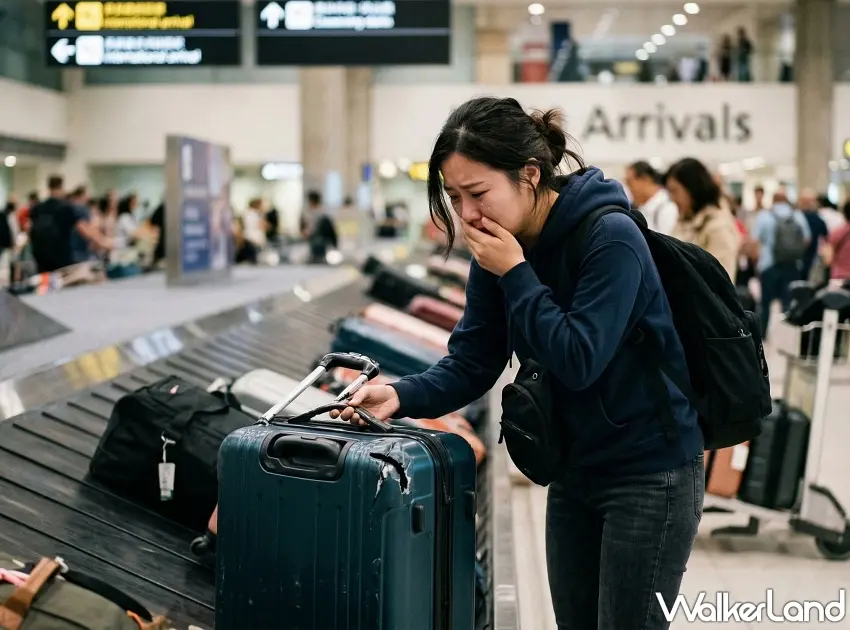 ▲行李箱被摔壞怎麼辦？2026航空賠償理賠申請流程與3大航空規範全攻略。 / 圖：AI生成、窩客島整理