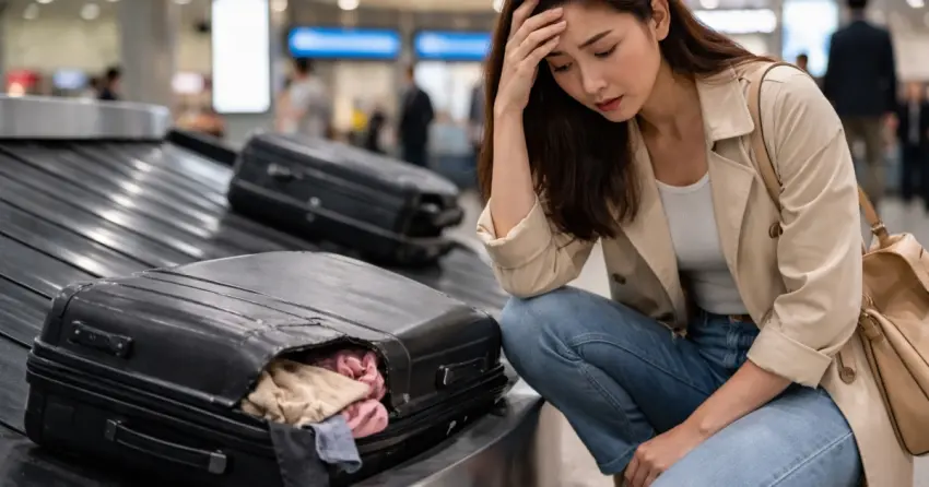 行李箱被摔壞了先別難過！2026航空賠償理賠申請流程與3大航空規範全攻略。