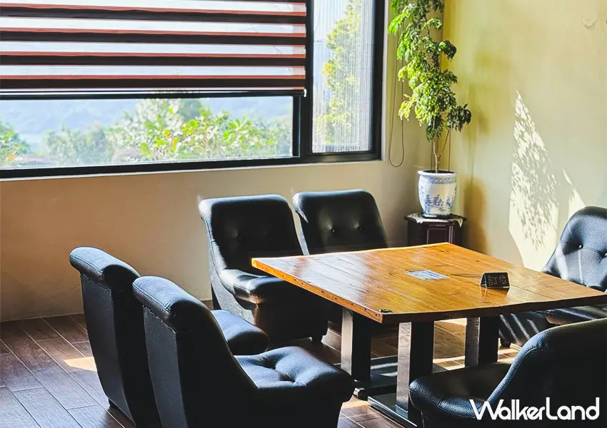 ▲桃園景觀咖啡廳推薦！一山景觀咖啡 180度俯瞰石門水庫，必吃海鮮義大利麵、金桔檸檬綠茶。