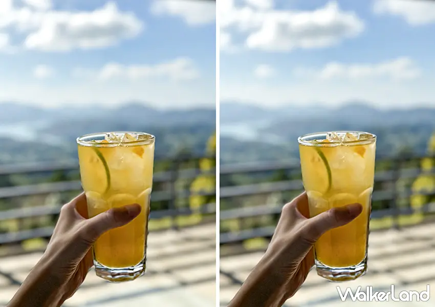 ▲桃園景觀咖啡廳推薦！一山景觀咖啡 180度俯瞰石門水庫，必吃海鮮義大利麵、金桔檸檬綠茶。