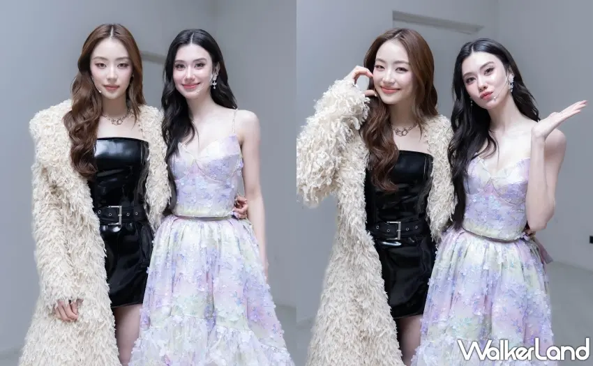 ▲泰國人氣女星Lena與Miu擁有精緻外貌與高雅氣質，被粉絲暱稱為「香奈兒CP」。 圖／樂熊國際提供；窩客島整理
