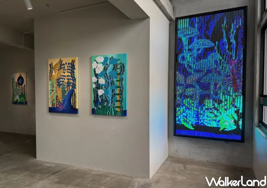 ▲內湖免費展覽推薦！法國藝術家伊瑟爾・佩羅首次台灣個展《Domestic Nature》免門票參觀。(攝影：鄭亦庭)