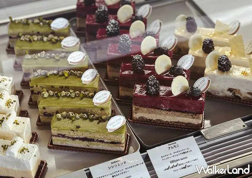▲東京必吃甜點店！PÂTISSERIE BIEN-ÊTRE 草莓千層酥酥脆爆層，代代木法式甜點名店。