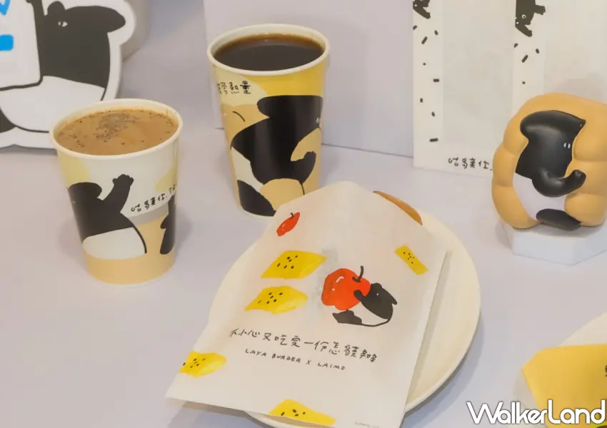 ▲辦公室療癒神物，拉亞漢堡限定加購馬來貘聯名貘生氣紓壓吐司。