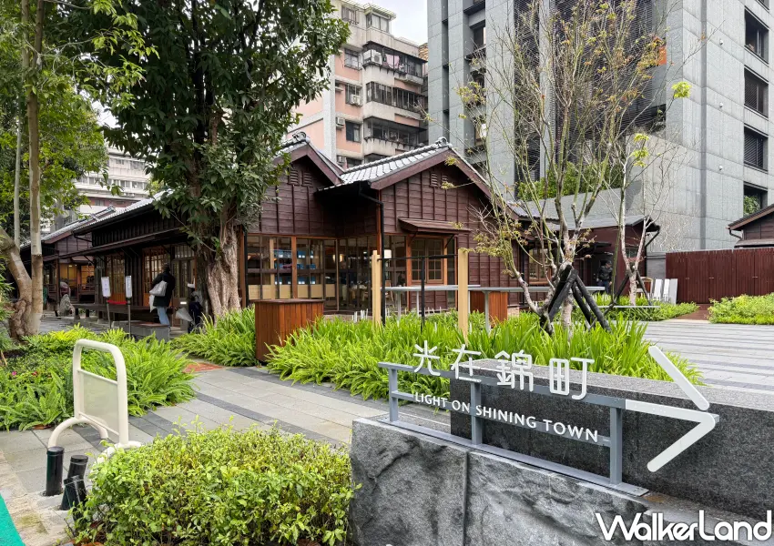 ▲光在錦町園區內的新加坡咖啡二店，成為台北最新日式建築打卡地標。(攝影：鄭雅之)