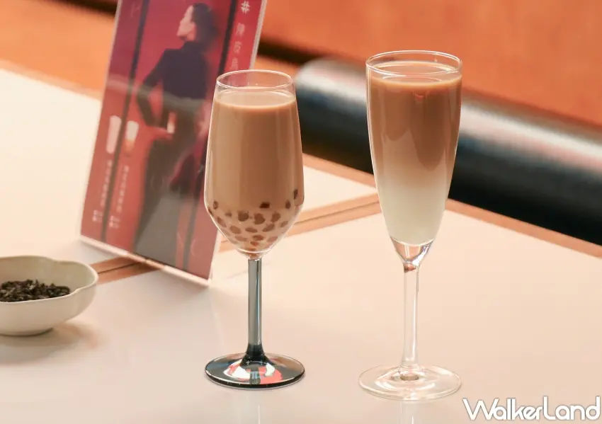 ▲得正「陳皮烏龍奶茶」以日曬熟成柑橘果皮與焙火烏龍製作，奶香結合乾果般果韻，帶出圓潤厚實的茶飲層次。