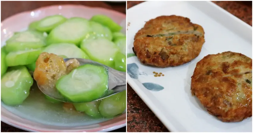 ▲不少熟客來到「聞香下馬」，也會加點絲瓜油條與鯊魚餅，前者清甜爽口、後者外酥香氣十足，同樣是店內的招牌菜品。