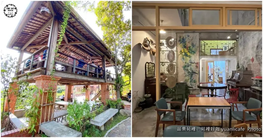 ▲從柴燒陶窯到老宅咖啡，苑裡的每個角落都展現出獨特魅力，是沉澱心緒的療癒去處。