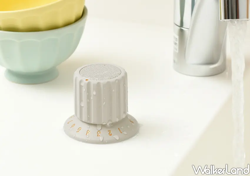 ▲防水設計BRUNO旋鈕藍芽喇叭，在浴室邊洗澡邊聽歌，用全聯點數聰明入手。