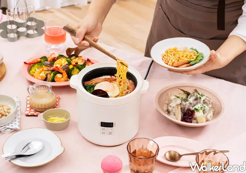 ▲小家庭首選BRUNO迷你電子鍋，智能預約煮出香Q米飯，快趁全聯積分活動帶回家。