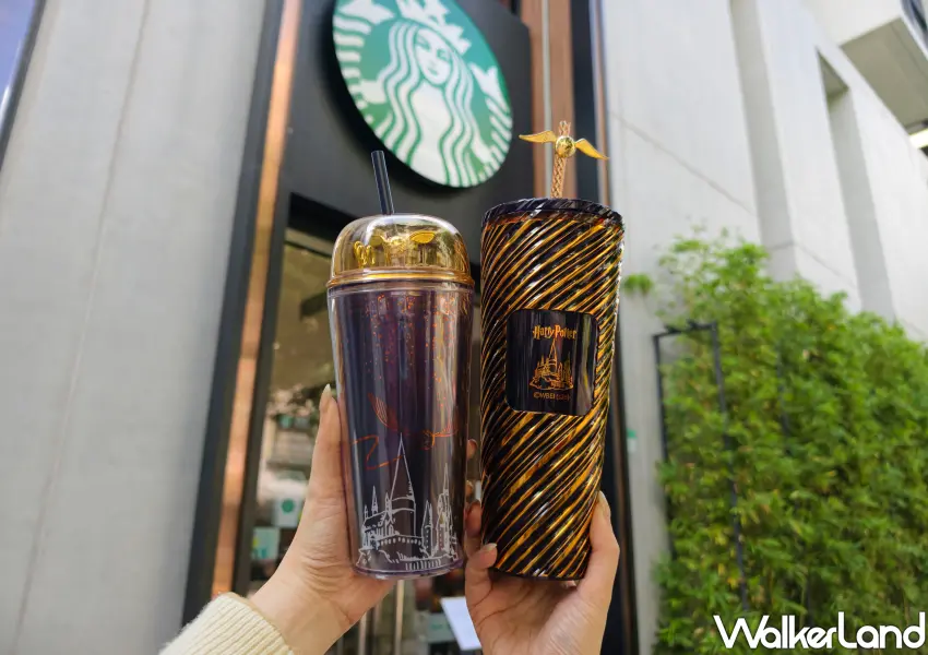 ▲金探子TOGO冷水杯走在路上回頭率超高，金色球體與質感黑色杯身，簡直是哈利波特迷必搶的質感單品。(攝影：鄭雅之)