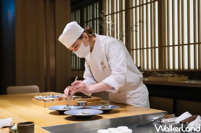 ▲「阪前鐵板燒」春夏新菜單推出「御品套餐 $2380」與「極旨套餐 $1880」雙價位設計,主打和牛、羊肉與海鮮等頂級食材鐵板料理。(攝影:張人尹)