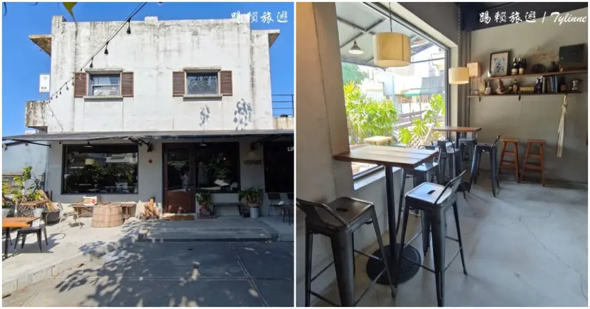 ▲「後院 houyuan」由閒置多年的老宅改造而成，保留原有結構並融入工業風設計，打造復古又率性的咖啡空間。