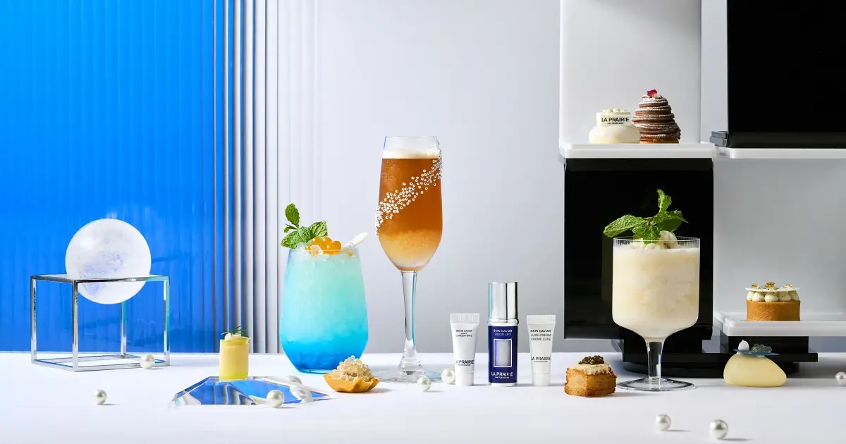 萬元魚子保養免費送！台北W飯店攜手LA PRAIRIE，WOOBAR春日微醺下午茶限量開賣。