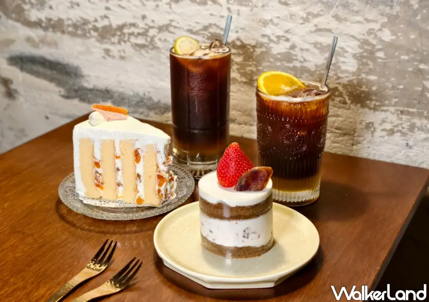 ▲「福利咖啡社」每日提供約6款甜點，搭配手沖咖啡享受午後時光。（美食好芃友提供）
