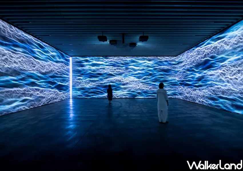 ▲色彩展區透過散文式的獨白,探討臺灣色的歷史脈絡。(照片提供|朗敘設計 攝影|李阮修)