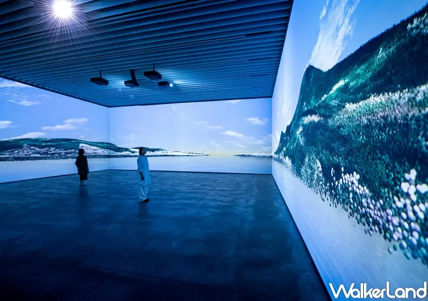 ▲臺南國家美術館首展「微光中的寫生者」,沈浸式劇場、陳澄波名作必拍。(照片提供|朗敘設計 攝影|李阮修)